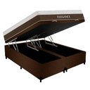 Ver imagem 6 de Cama Box com Baú Queen Elegance Pillow Top Molas Ensacadas Suede Branco Royal