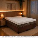 Ver imagem 3 de Cama Box com Baú Queen Elegance Pillow Top Molas Ensacadas Suede Branco Royal