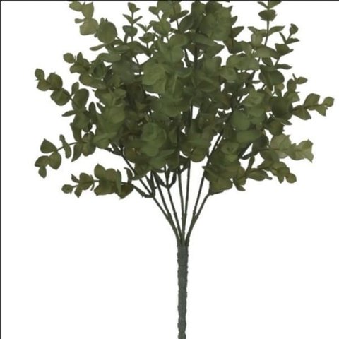 Eucalipto Plastico 2 Tons 40cm Verde Florarte Flor Arte