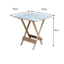 Ver imagem 3 de Kit 8 Jogos de Mesa com 4 Cadeiras de Madeira Dobravel 70x70 Ideal para Bar e Restaurante - sem Pint