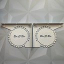 Ver imagem 7 de Mãos Francesas de Prateleira 20cm Desenho Roda 4x4 Decorativa Branca Aço