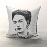 Almofada Decorativa Frida Kahlo Art Microfibra 40X40Cm - 1
