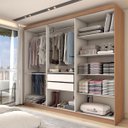 Ver imagem 3 de Guarda-roupa Casal Odisseia 6 Portas 2 Gavetas com Espelho - Panorama Móveis