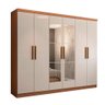 Guarda-roupa Casal Odisseia 6 Portas 2 Gavetas com Espelho - Panorama Móveis - 3