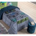 Ver imagem 5 de Kit Edredom Solteiro Infantil Menino 5 Peças Game Juvenil Hipercal 400 Fios