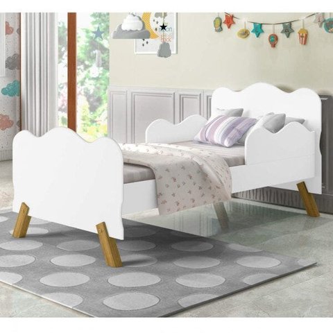 Mini Cama Infantil com Proteção Lateral Cambel Móveis