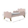 Mini Cama Infantil com Proteção Lateral Cambel Móveis - 3