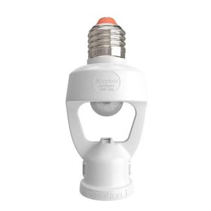 SOQUETE COM SENSOR DE PRESENÇA FOTOCÉLULA EXATRON