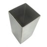 Kit Copo Cuia Tereré Inox Quadrado Agronomia + Bomba Inox Larga 21cm - 4