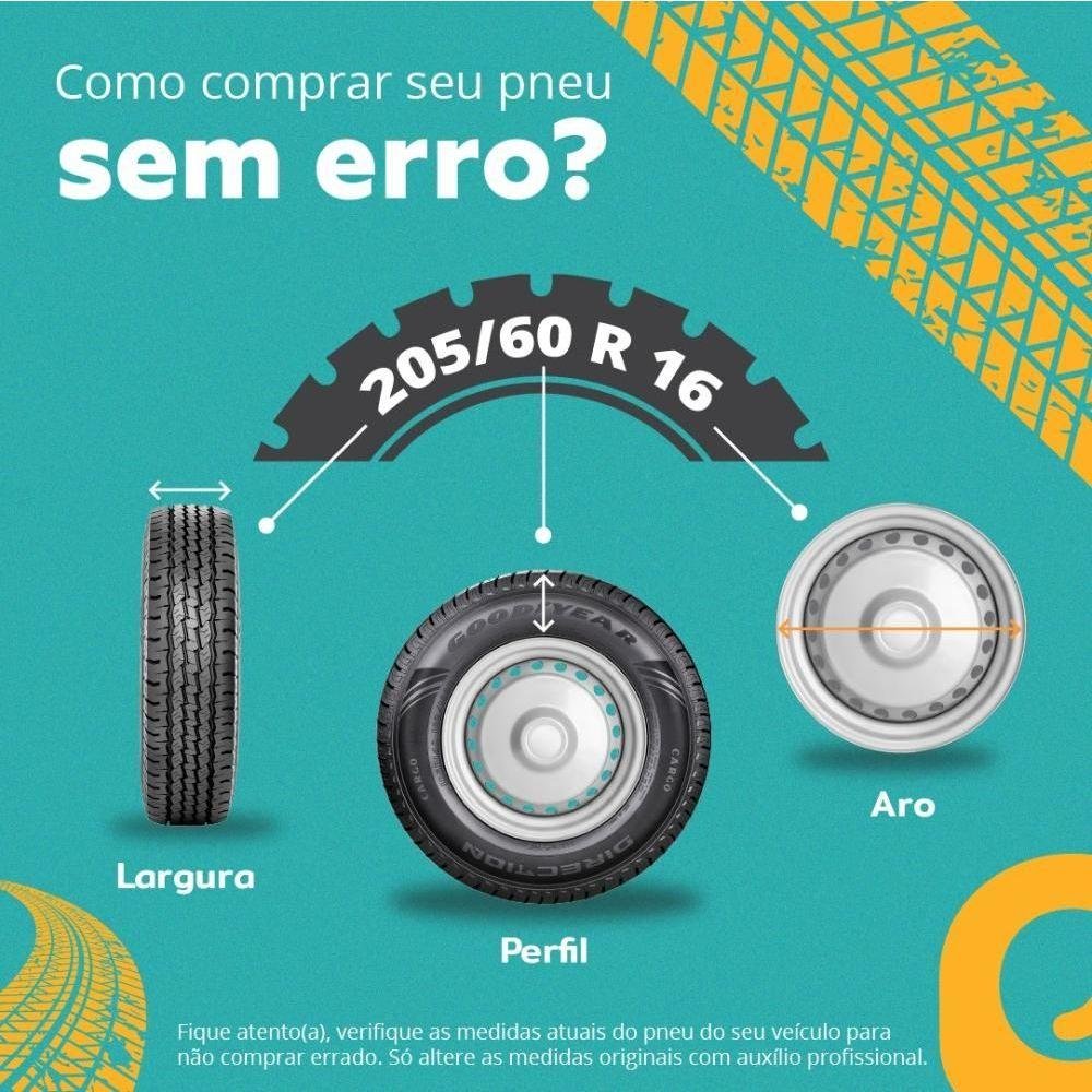 Pneu Aro 13 Goodyear Direction 2 Touring 165/70r13 83t - 4 Unidades - 2