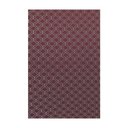 Ver imagem 2 de Tapete Para Sala ou Quarto Antiderrapante 1,50M x 1,32M Geométrico Vinho e Cru