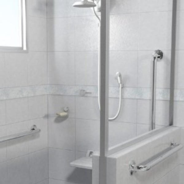 Alça Suporte Deficiente Idoso Barra Apoio Banheiro 50 cm - 2