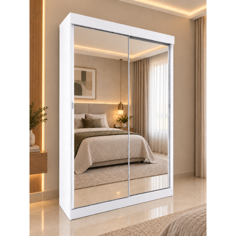 Sapateira de Espelhos Luz LED Magia Móveis Diamante Branco