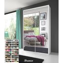 Ver imagem 3 de Sapateira de Espelhos Luz Led Magia Móveis Diamante Branco