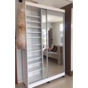 Ver mais imagens de Sapateira de Espelhos Luz Led Magia Móveis Diamante Branco