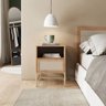 Mesa de Cabeceira Square 1 Gaveta 1 Nicho 60 Cm X 43 Cm X 40 Cm Tauari - Telinha Rattan - 6