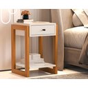 Ver imagem 2 de kit 2 Mesa de Cabeceira Luxo 1 Gav 1661 Perola Brilho Ofertamo