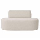 Ver imagem 4 de Sofá Reto 02 Lugares 150cm Mônaco Bouclé Off White - Nexta Casa