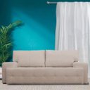 Ver imagem 5 de Sofá 3 Lugares Sala de Estar Roma 2,30M Couro Off White - Gran Belo