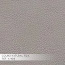 Ver imagem 3 de Sofá 3 Lugares Sala de Estar Roma 2,30M Couro Off White - Gran Belo