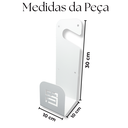 Ver imagem 5 de Suporte para Mangueira Fixação de Parede até 100 Metros Aço Resistente Organização Externa Branco