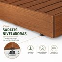 Ver imagem 7 de Espreguiçadeira Rustic Ref.502 Yescasa Marrom/Nogueira