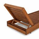 Ver imagem 5 de Espreguiçadeira Rustic Ref.502 Yescasa Marrom/Nogueira