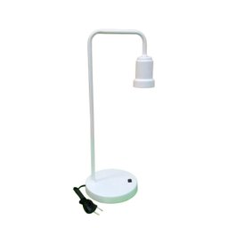 Luminária de Mesa Cabeceira Retrô Bivolt Branco Megan - 1