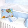 Kit Berço Safari Menino Azul 9 Peças Padrão Americano / Nacional - 2