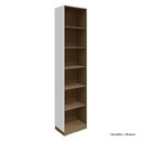 Ver imagem 1 de Módulo Cantoneira Lateral 245cm Altura Rimo Setiba - Carvalho/branco