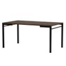 Mesa de Jantar Retangular 160cm + 6 Cadeiras Assento Napa Lp Cor:legno com Napa Preto - 5