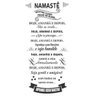 Adesivo Decorativo de Parede Frase Saudação Namastê para Sala - 2