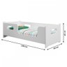 Cama Infantil Montessoriano Encanto Branco - Gabrielli Móveis - 3