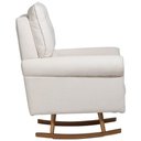 Ver imagem 6 de Poltrona de Amamentação com Balanço Base Milka Encanto D02 Bouclê Off White C-200 - Lyam Decor