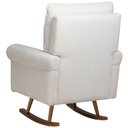 Ver imagem 7 de Poltrona de Amamentação com Balanço Base Milka Encanto D02 Bouclê Off White C-200 - Lyam Decor