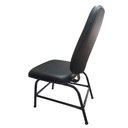 Ver imagem 4 de Cadeira para Obeso Cadeirão Fixo Estofado Max Reforçada até 180 Kg Courvin Preto