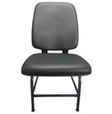 Ver imagem 3 de Cadeira Cadeirão Fixo Estofado Max Reforçada até 180 Kg Courvin Preto