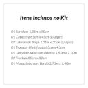 Ver imagem 3 de Kit Protetor de Berço Azul Marinho Urso Príncipe 9 Peças Padrão Americano / Nacional