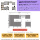 Ver imagem 3 de Armário Cozinha Modulada Completa 298cm Pequim Top Multimóveis Mp3768 Branco/lacca Fumê