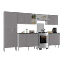 Ver imagem 2 de Armário Cozinha Modulada Completa 298cm Pequim Top Multimóveis Mp3768 Branco/lacca Fumê