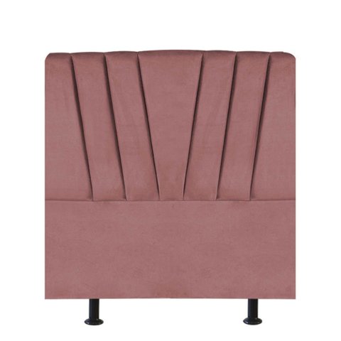 Cabeceira para Cama Box Solteiro 90 Cm Bélgica:rose