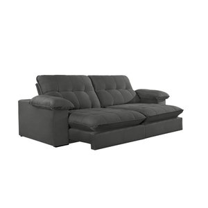 Sofá Retrátil Juiz de Fora 2,50m 4 Lugares Molas Ensacadas Txr