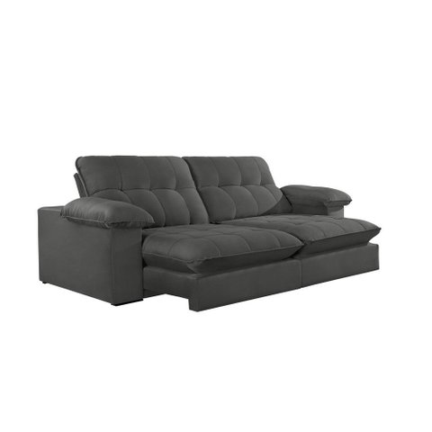 Sofá Retrátil Juiz de Fora 2,50m 4 Lugares Molas Ensacadas Txr