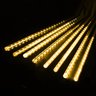 8 Tubos de Luz Led de 50cm em Cascata de Iluminação Efeito Gelo Chuva Natal Cor:branco Quente - 2