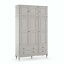 Ver imagem 1 de Roupeiro Hannover 3 Portas 4 Gavetas com Maleiro - 60822