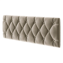 Ver imagem 3 de Cabeceira de Cama Queen Estofada Capitone Pari 1,60 X 55 Areia Suede