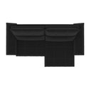 Ver imagem 6 de Sofá Aspen 1,80m Retrátil Reclinável Suede Preto Xflex Sofás