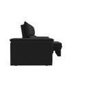 Ver imagem 4 de Sofá Aspen 1,80m Retrátil Reclinável Suede Preto Xflex Sofás