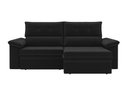 Ver imagem 4 de Sofá Aspen 1,80m Retrátil e Reclinável Suede Preto Xflex Sofás