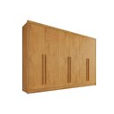 Ver imagem 1 de Guarda Roupa Casal 6 Portas e 4 Gavetas Alba Plus Peroba - Europa